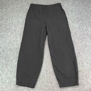 Eileen Fisher Women's Pants Organic Cotton Hemp Blend Wide Leg Gaucho - Size S
